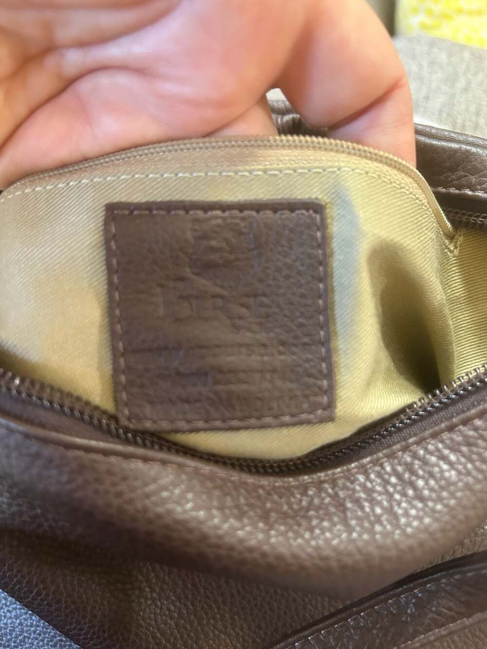 Borsetta Italian Leather Brown Shoulder Bag
